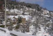 Neige en Corse Nocario sous la Neige 2006.