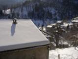 Neige en Corse Nocario sous la Neige 2006.