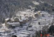 Neige en Corse Nocario sous la Neige 2006.