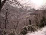Neige en Corse Nocario sous la Neige 2006.