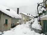 Neige en Corse Nocario sous la Neige 2008.