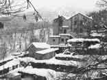 Neige en Corse Nocario sous la Neige 2008.